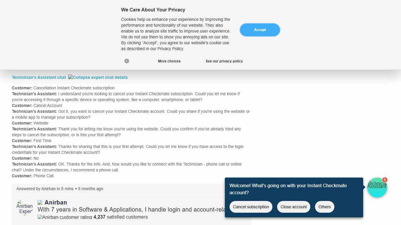 How to Cancel Instant Checkmate Subscription - Expert Guide